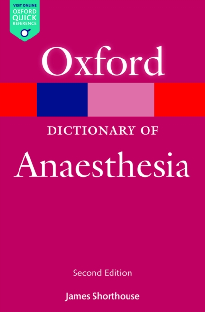 A Dictionary of Anaesthesia, EPUB eBook
