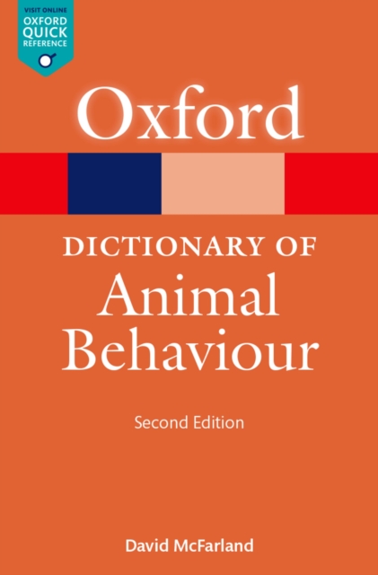 A Dictionary of Animal Behaviour, EPUB eBook