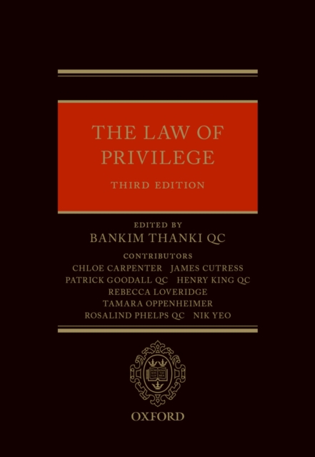 The Law of Privilege, EPUB eBook
