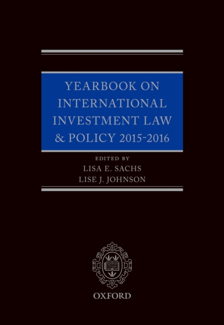 Yearbook on International Investment Law & Policy 2015-2016, EPUB eBook