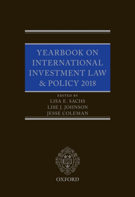 Yearbook on International Investment Law & Policy 2018, EPUB eBook