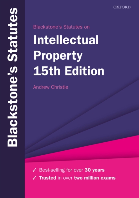 Blackstone's Statutes on Intellectual Property, PDF eBook