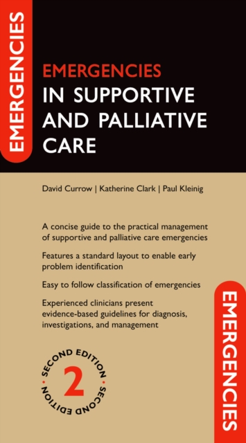 Emergencies in Supportive and Palliative Care, PDF eBook