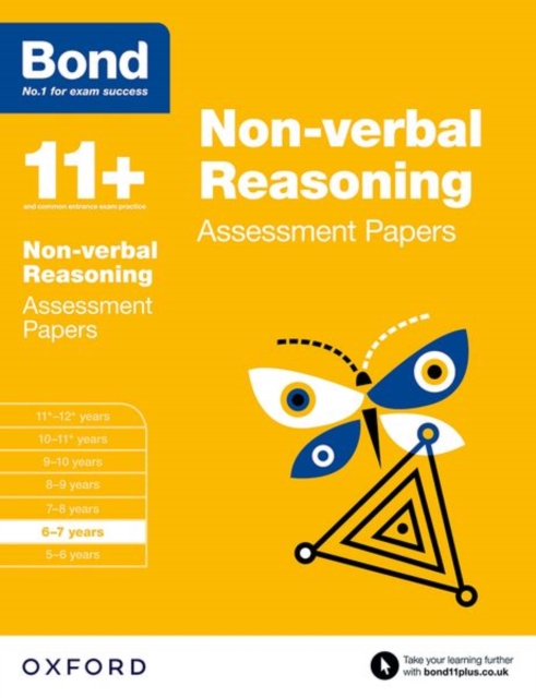 Bond 11+: Non-verbal Reasoning: Assessment Papers : 6-7 years, Paperback / softback Book