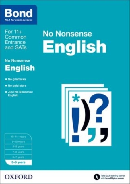Bond: English: No Nonsense : 5-6 years, Paperback / softback Book