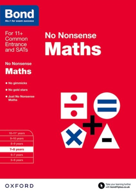 Bond: Maths: No Nonsense : 7-8 years, Paperback / softback Book