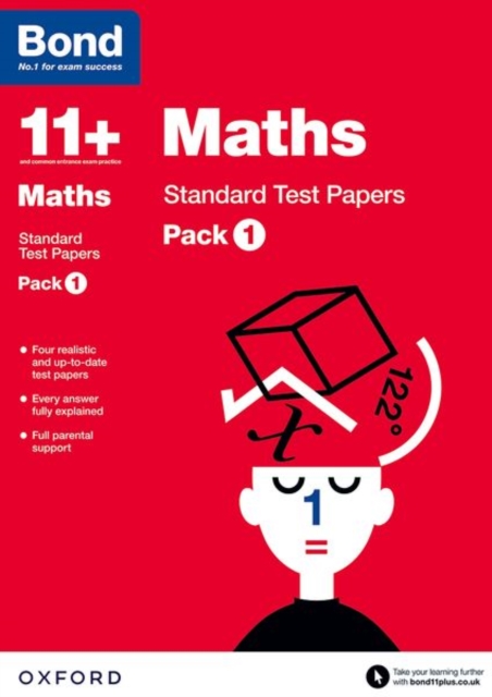 Bond 11+: Maths: Standard Test Papers: For 11+ GL assessment and Entrance Exams : Pack 1, Paperback / softback Book