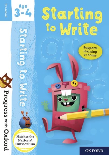 Progress with Oxford: Starting to Write Age 3-4, Mixed media product Book