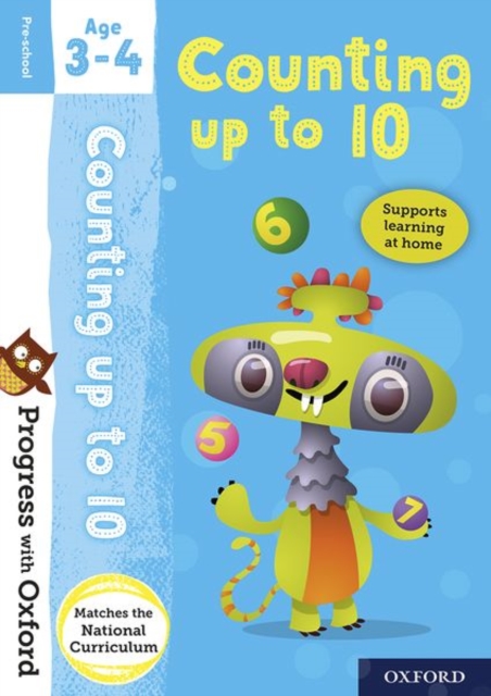 Progress with Oxford: Counting up to 10 Age 3-4, Mixed media product Book
