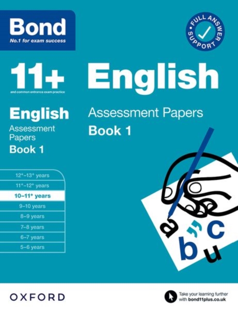 Bond 11+: Bond 11+ English Assessment Papers 10-11 years Book 1: For 11+ GL assessment and Entrance Exams, Paperback / softback Book