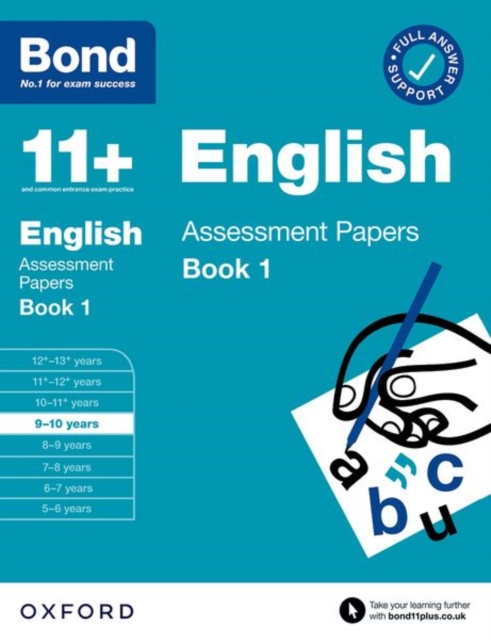 Bond 11+: Bond 11+ English Assessment Papers 9-10 Book 1: For 11+ GL assessment and Entrance Exams, Paperback / softback Book