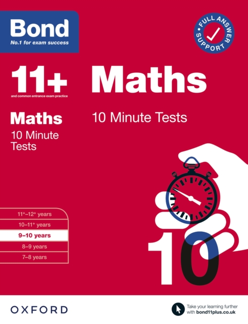 Bond 11+: Bond 11+ 10 Minute Tests Maths 9-10 years, PDF eBook