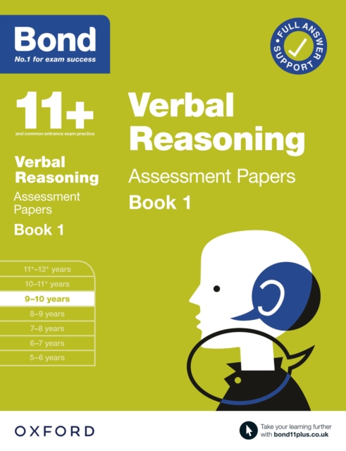 Bond 11+: Verbal Reasoning Assessment Papers Book 1 9-10 Years, PDF eBook