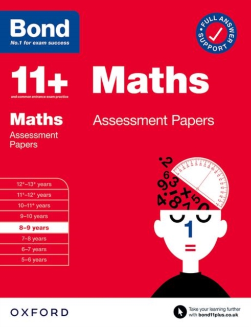 Bond 11+: Bond 11+ Maths Assessment Papers 8-9 years, Paperback / softback Book