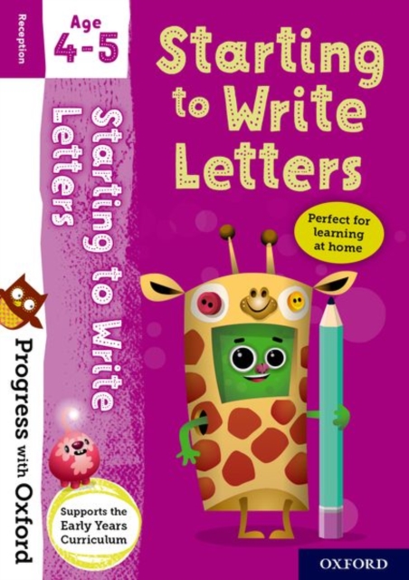 Progress with Oxford: Starting to Write Letters, Mixed media product Book