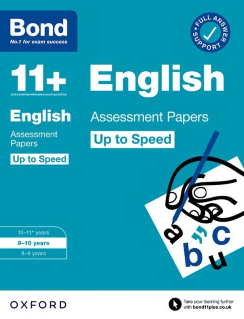 Bond 11+: Bond 11+ English Up to Speed Assessment Papers with Answer Support 9-10 Years, Paperback / softback Book