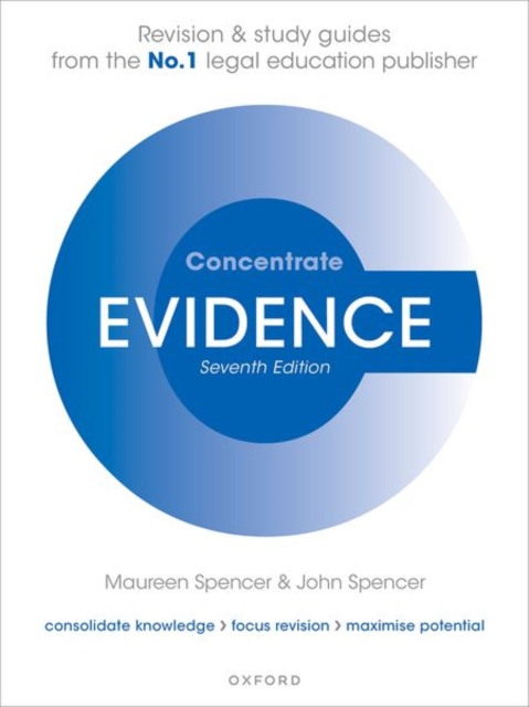 Evidence Concentrate : Law Revision and Study Guide, Paperback / softback Book