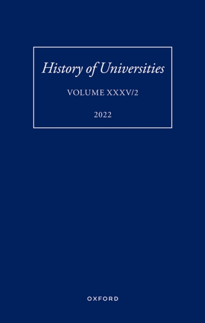History of Universities: Volume XXXV / 2, PDF eBook