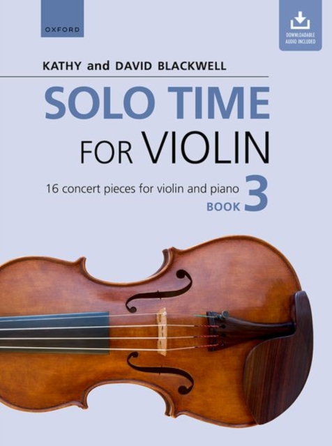 Solo Time for Violin Book 3 : 16 concert pieces for violin and piano, Sheet music Book