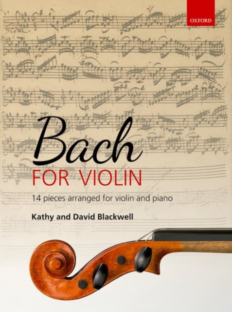 Bach for Violin : 14 pieces arranged for violin and piano, Sheet music Book