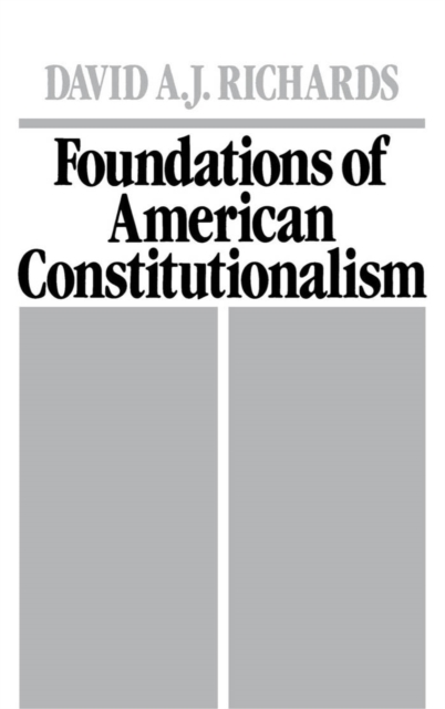 Foundations of American Constitutionalism, PDF eBook