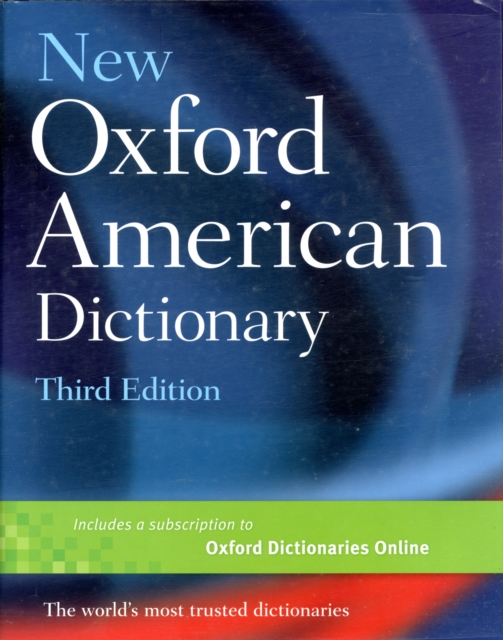New Oxford American Dictionary, Third Edition, Hardback Book