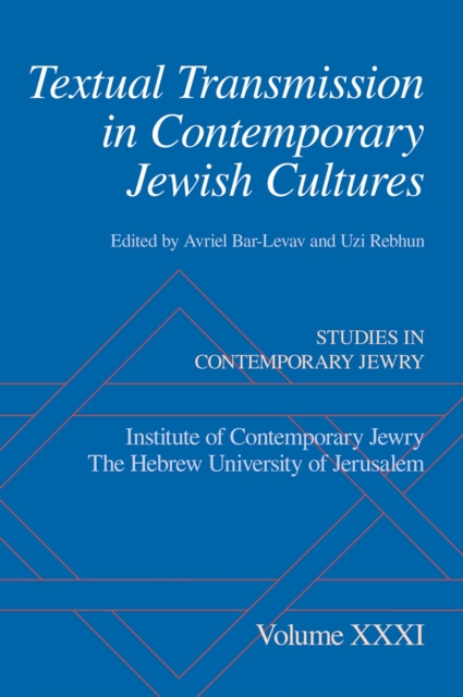 Textual Transmission in Contemporary Jewish Cultures, EPUB eBook