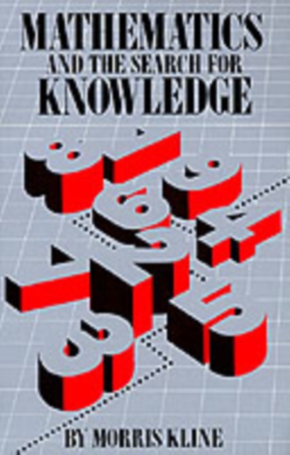 Mathematics and the Search for Knowledge, PDF eBook