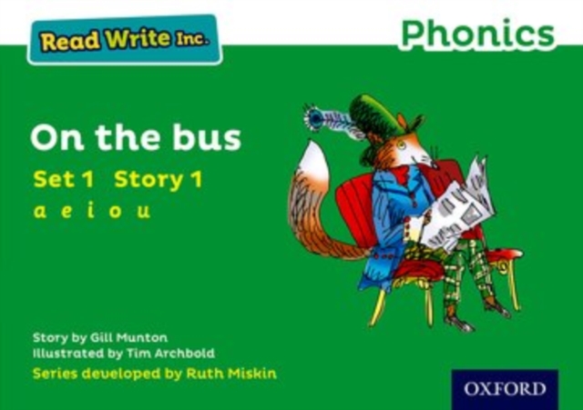 Read Write Inc. Phonics: On The Bus (Green Set 1 Storybook 1), Paperback / softback Book