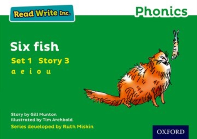 Read Write Inc. Phonics: Six Fish (Green Set 1 Storybook 3), Paperback / softback Book
