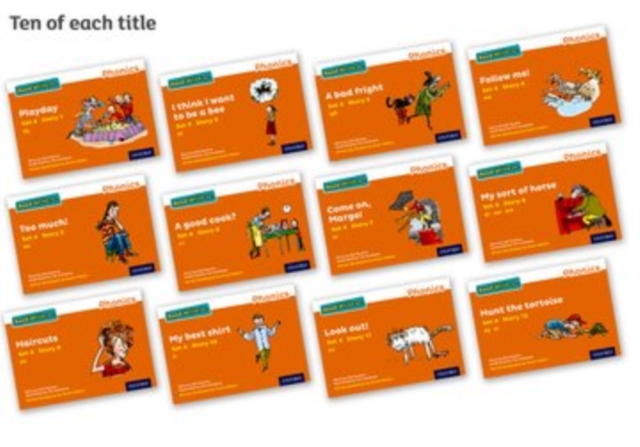 Read Write Inc. Phonics: Orange Set 4 Storybooks Pack of 120, Multiple copy pack Book