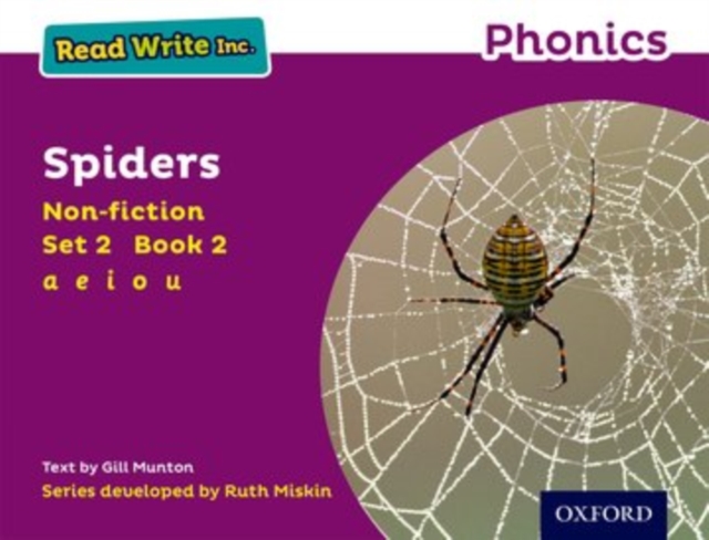 Read Write Inc. Phonics: Spiders (Purple Set 2 Non-fiction 2), Paperback / softback Book