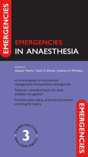 Emergencies in Anaesthesia, Paperback / softback Book