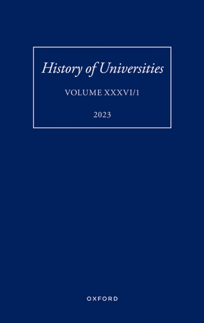 History of Universities: Volume XXXVI / 1, EPUB eBook