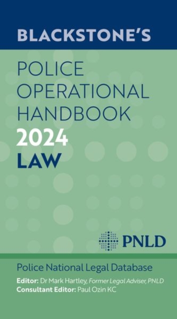 Blackstone's Police Operational Handbook 2024, Paperback / softback Book