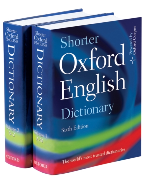 Shorter Oxford English Dictionary, Hardback Book