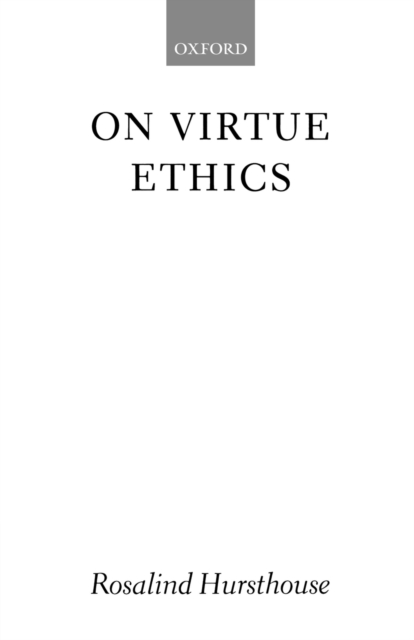 On Virtue Ethics, Paperback / softback Book