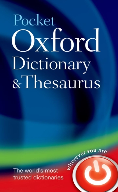 Pocket Oxford Dictionary and Thesaurus, Hardback Book