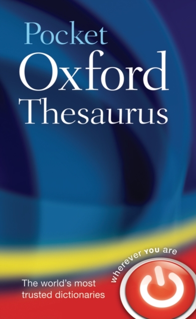Pocket Oxford Thesaurus, Hardback Book