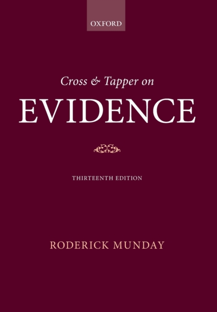 Cross & Tapper on Evidence, Paperback / softback Book