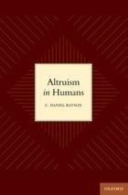 Altruism in Humans, PDF eBook