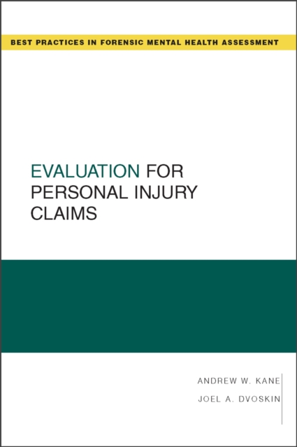 Evaluation for Personal Injury Claims, PDF eBook
