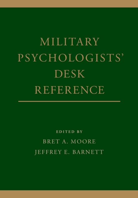 Military Psychologists' Desk Reference, PDF eBook