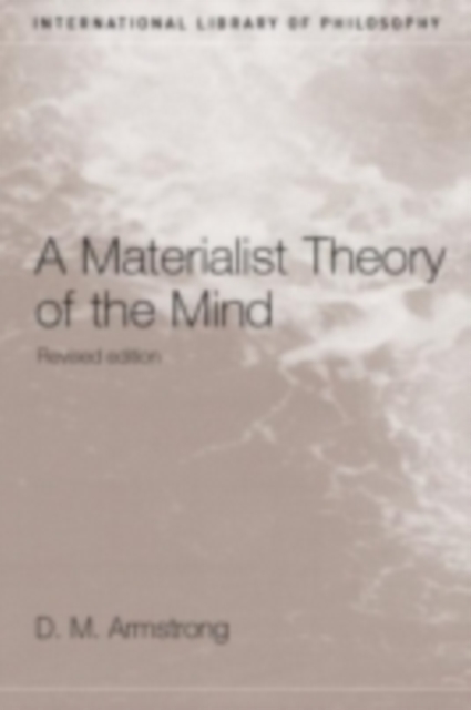 A Materialist Theory of the Mind, PDF eBook