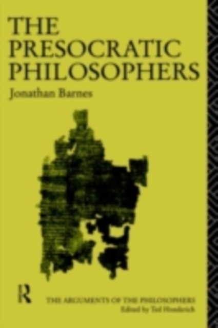 The Presocratic Philosophers, PDF eBook