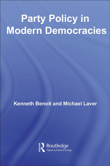 Party Policy in Modern Democracies, PDF eBook