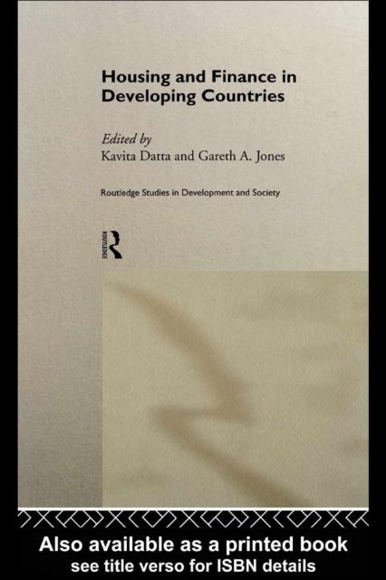 Housing and Finance in Developing Countries, PDF eBook