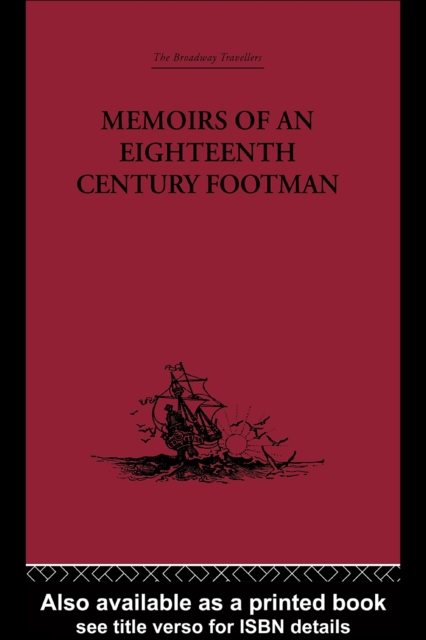 Memoirs of an Eighteenth Century Footman : John Macdonald Travels (1745-1779), PDF eBook
