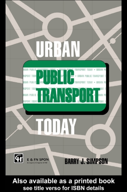 Urban Public Transport Today, PDF eBook