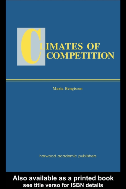 Climates of Global Competition, PDF eBook